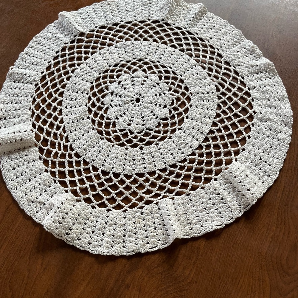 Vintage crocheted doily
